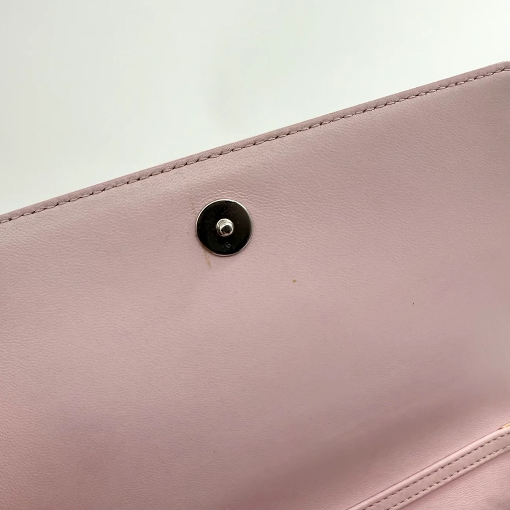 Christian Dior Diorama Patch Embellished Leather Wallet on Chain (2016) - Picture 10 of 12